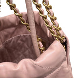 シャネル CHANEL CHANEL22　ミニバッグ ピンク シャイニーカーフスキン レディース ショルダーバッグ