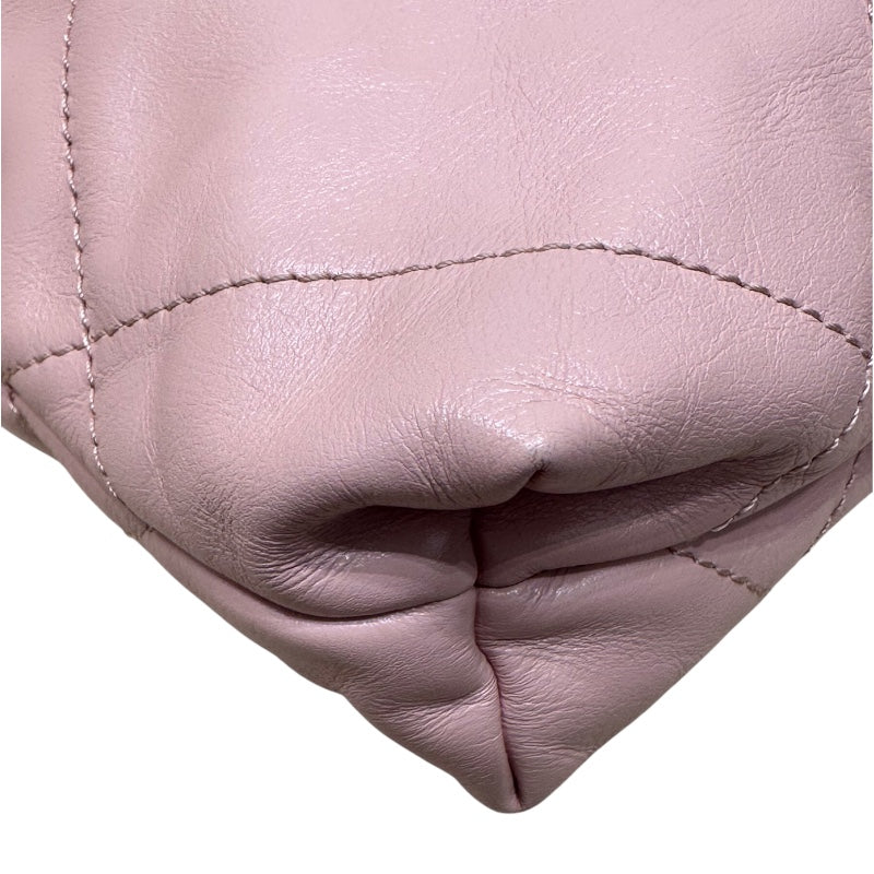 シャネル CHANEL CHANEL22　ミニバッグ ピンク シャイニーカーフスキン レディース ショルダーバッグ