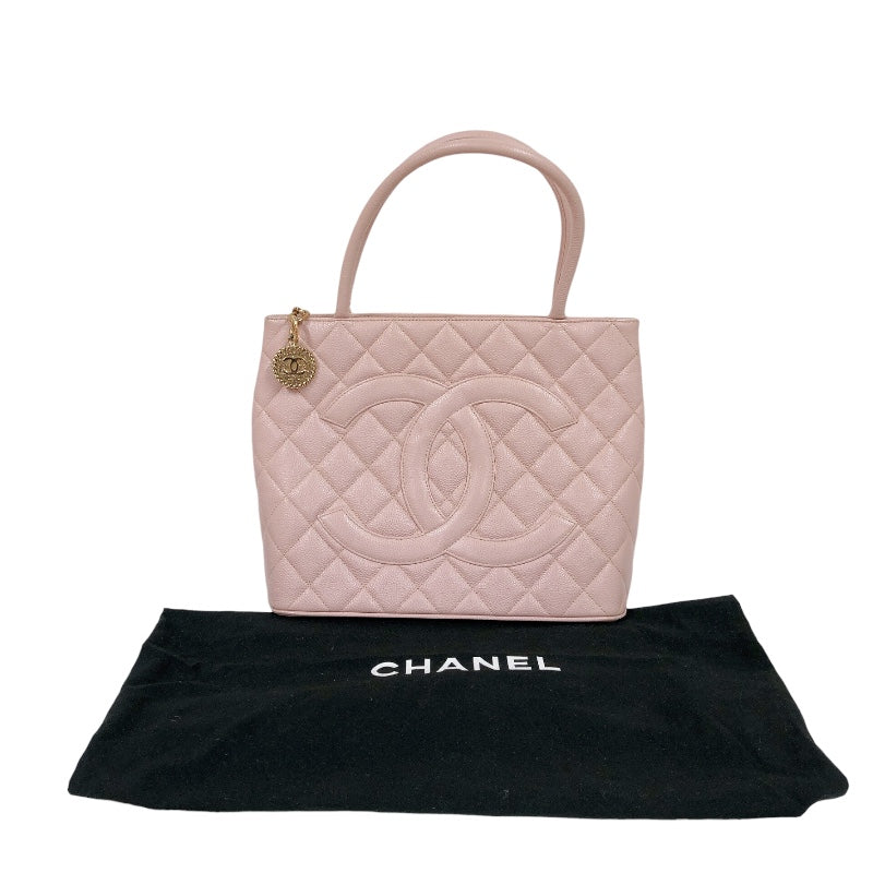 シャネル CHANEL 復刻トート A01804 ピンク キャビア レディース トートバッグ