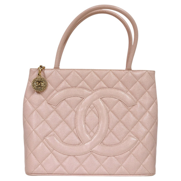 シャネル CHANEL 復刻トート A01804 ピンク キャビア レディース トートバッグ
