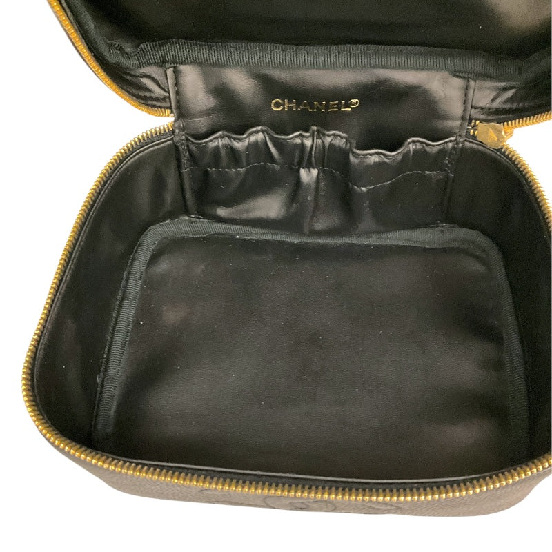 シャネル CHANEL ｺｺﾏｰｸ ﾊﾞﾆﾃｨﾊﾞｯｸﾞ A01997 ブラック/ゴールド金具 ｷｬﾋﾞｱ レディース ハンドバッグ