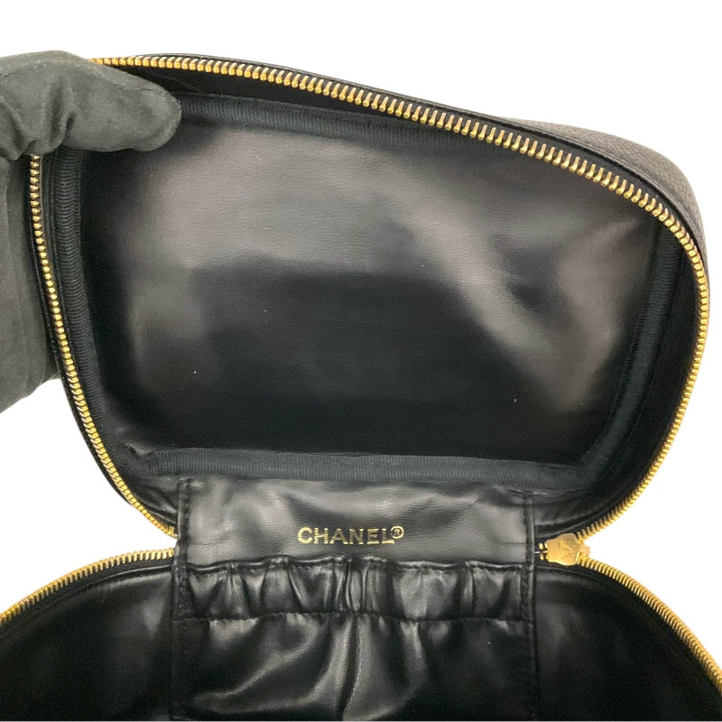 シャネル CHANEL ｺｺﾏｰｸ ﾊﾞﾆﾃｨﾊﾞｯｸﾞ A01997 ブラック/ゴールド金具 ｷｬﾋﾞｱ レディース ハンドバッグ