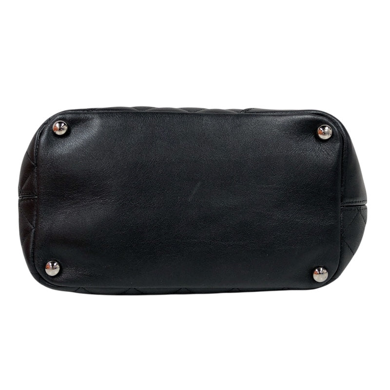 シャネル CHANEL カンボントートMM A25167 ブラック ラムスキン ラム レディース トートバッグ