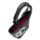 シャネル CHANEL カンボントートMM A25167 ブラック ラムスキン ラム レディース トートバッグ