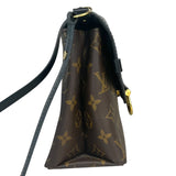 ルイ・ヴィトン LOUIS VUITTON サンミッチェル M44030 ブラック×ブラウン モノグラムキャンバス レディース ショルダーバッグ