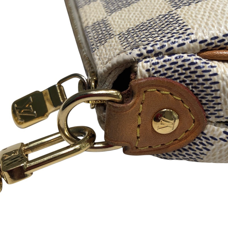 ルイ・ヴィトン LOUIS VUITTON エヴァ N55214 ダミエ・アズール ダミエ・アズール レディース ポーチ