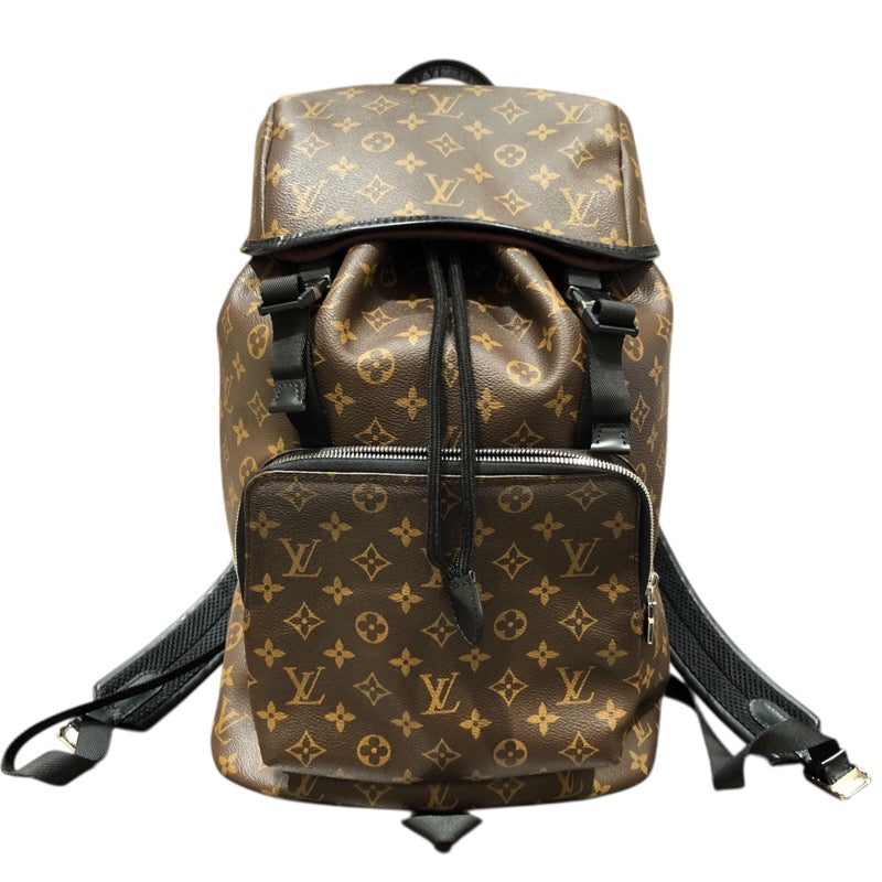 ルイ・ヴィトン LOUIS VUITTON ザック・バックパック M43422 ブラウン モノグラム・マカサー メンズ リュック・デイパック