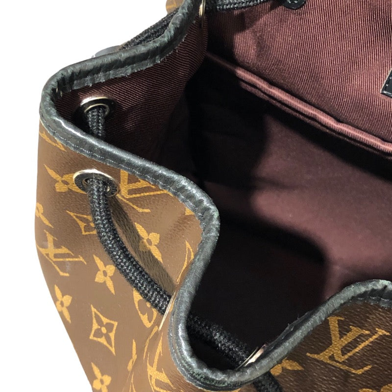 ルイ・ヴィトン LOUIS VUITTON ザック・バックパック M43422 ブラウン モノグラム・マカサー メンズ リュック・デイパック