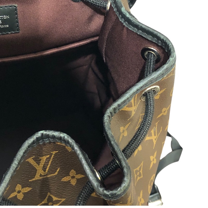 ルイ・ヴィトン LOUIS VUITTON ザック・バックパック M43422 ブラウン モノグラム・マカサー メンズ リュック・デイパック