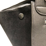 セリーヌ CELINE トラペーズ ブラックSV金具 カーフ レディース ショルダーバッグ