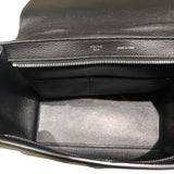 セリーヌ CELINE トラペーズ ブラックSV金具 カーフ レディース ショルダーバッグ