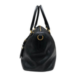 プラダ PRADA ２WAYバッグ ブラック x ゴールド金具 ヴィッテロダイノレザー ユニセックス ショルダーバッグ