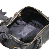 プラダ PRADA ２WAYバッグ ブラック x ゴールド金具 ヴィッテロダイノレザー ユニセックス ショルダーバッグ