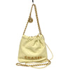 シャネル CHANEL CHANEL22 ミニバッグ AS3980 ライム ゴールド金具 シャイニーカーフ レディース ハンドバッグ ショルダーバッグ