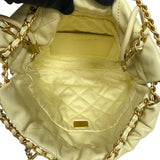 シャネル CHANEL CHANEL22 ミニバッグ AS3980 ライム ゴールド金具 シャイニーカーフ レディース ハンドバッグ ショルダーバッグ