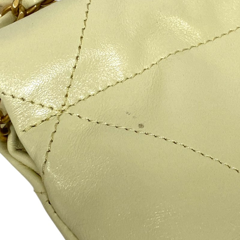 シャネル CHANEL CHANEL22 ミニバッグ AS3980 ライム ゴールド金具 シャイニーカーフ レディース ハンドバッグ ショルダーバッグ