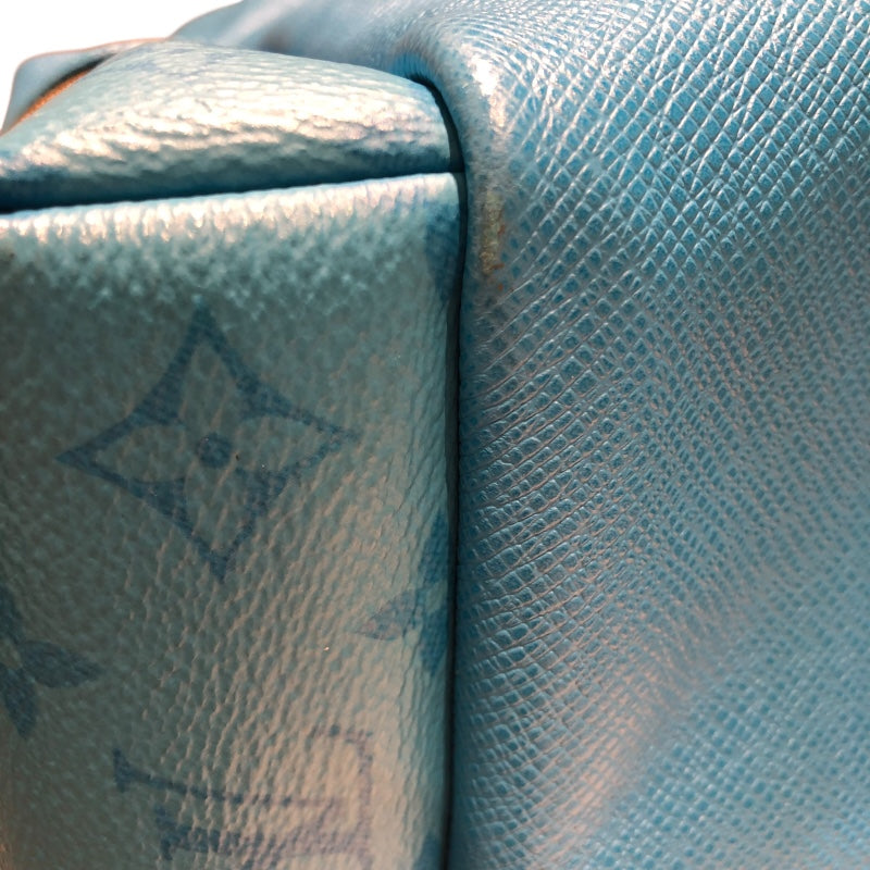 ルイ・ヴィトン LOUIS VUITTON ディスカバリーバックパック M30409 ブルー PVC メンズ リュック・デイパック