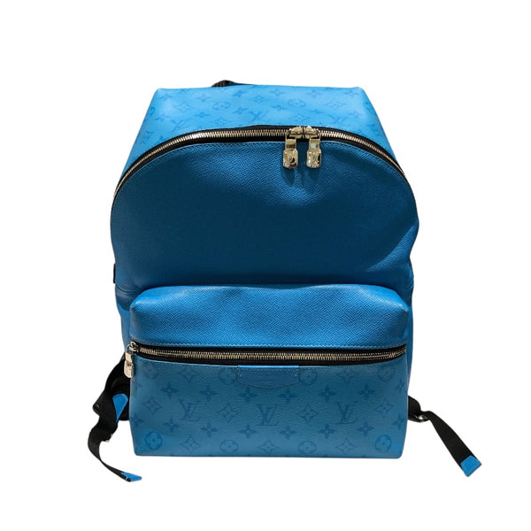 ルイ・ヴィトン LOUIS VUITTON ディスカバリーバックパック M30409 ブルー PVC メンズ リュック・デイパック