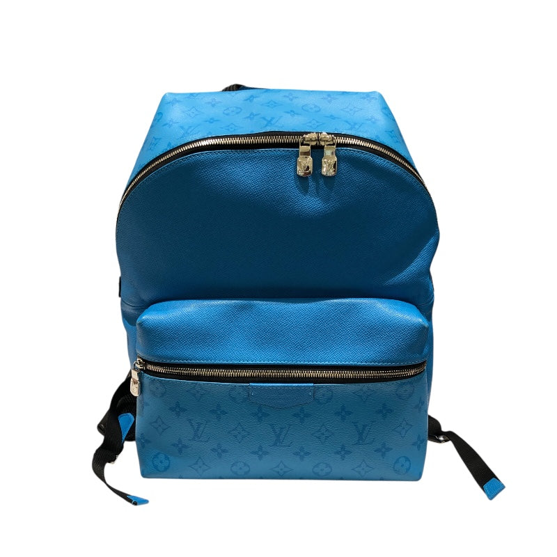 ルイ・ヴィトン LOUIS VUITTON ディスカバリーバックパック M30409 ブルー PVC メンズ リュック・デイパック