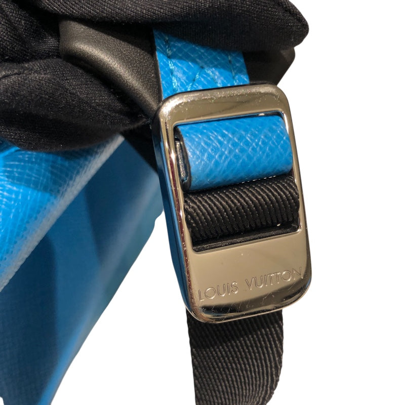 ルイ・ヴィトン LOUIS VUITTON ディスカバリーバックパック M30409 ブルー PVC メンズ リュック・デイパック