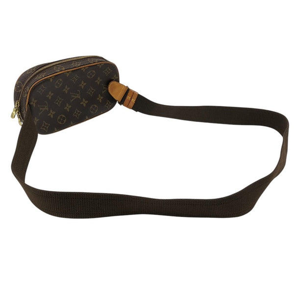 ルイ・ヴィトン LOUIS VUITTON ポシェット・ガンジュ M51870 ブラウン モノグラム・キャンバス ユニセックス ショルダーバッグ