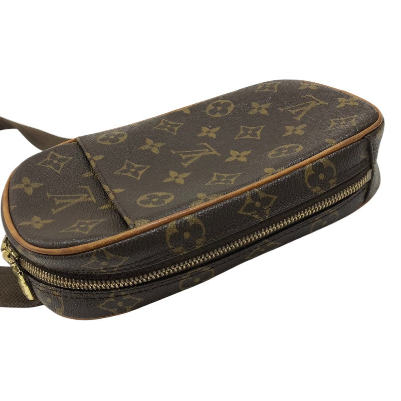ルイ・ヴィトン LOUIS VUITTON ポシェット・ガンジュ M51870 ブラウン モノグラム・キャンバス ユニセックス ショルダーバッグ