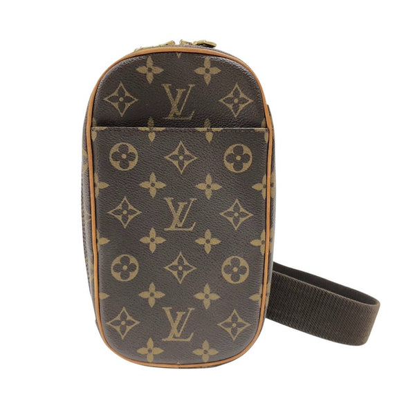 ルイ・ヴィトン LOUIS VUITTON ポシェット・ガンジュ M51870 ブラウン モノグラム・キャンバス ユニセックス ショルダーバッグ