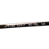 プラダ PRADA アイウェア 54・17 メタルフレーム VPR A58 シルバー メタル メンズ