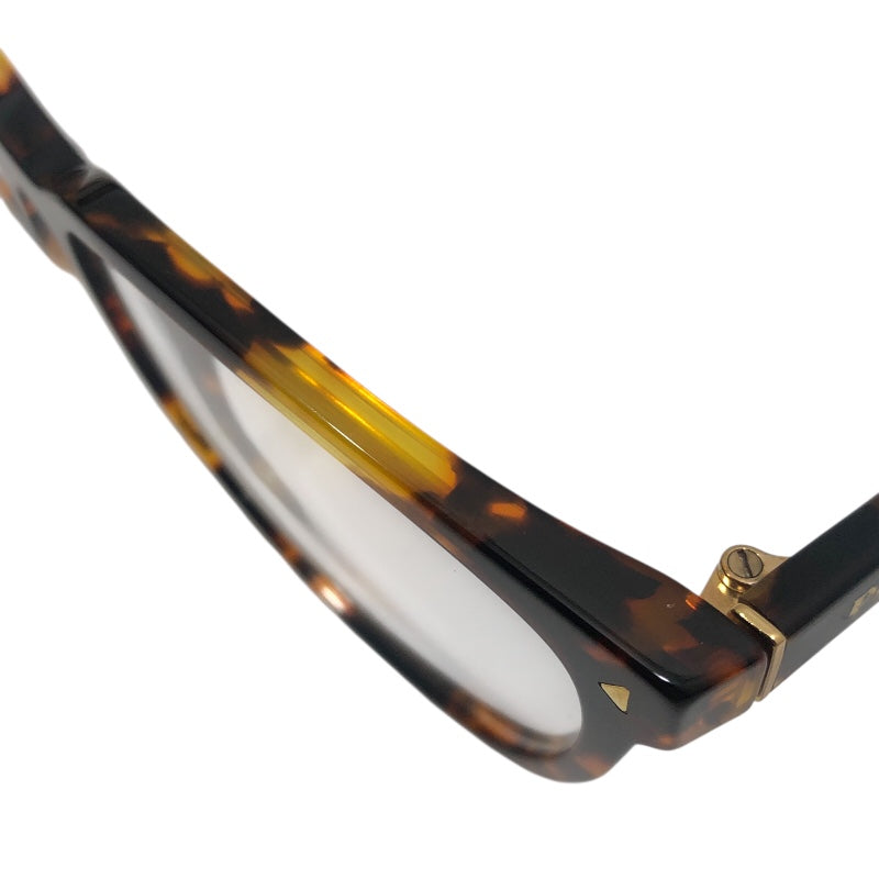 プラダ PRADA アイウェア VPR 15Z ブラウン プラスチック メンズ メガネ