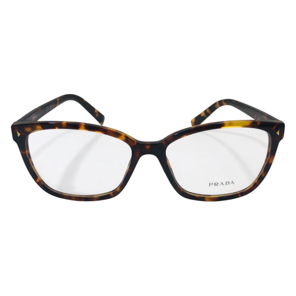 プラダ PRADA アイウェア VPR 15Z ブラウン プラスチック メンズ メガネ