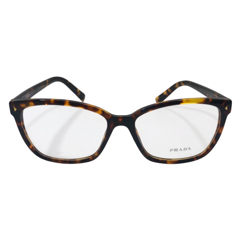 プラダ PRADA アイウェア VPR 15Z ブラウン プラスチック メンズ メガネ