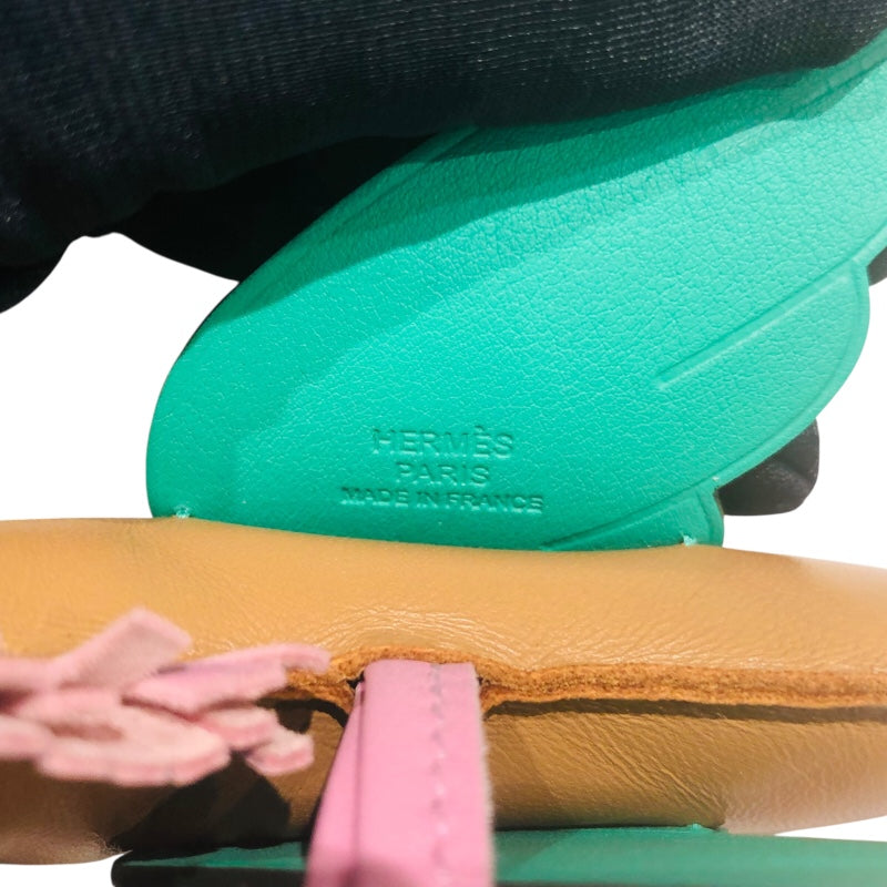 エルメス HERMES ロデオペガサスMM Z刻 チャイ・ミント・モーヴシルベスト レディース その他小物