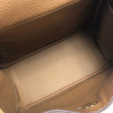 エルメス HERMES リンディ26 K刻 ゴールド ゴールド金具 トリヨンクレマンス レディース ショルダーバッグ