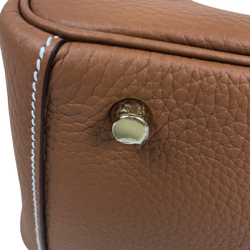 エルメス HERMES リンディ26 K刻 ゴールド ゴールド金具 トリヨンクレマンス レディース ショルダーバッグ