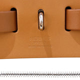 エルメス HERMES エールバッグジップPM U刻 エクリュ・ゴールド・SV金具 トワル・ハンター レディース ハンドバッグ