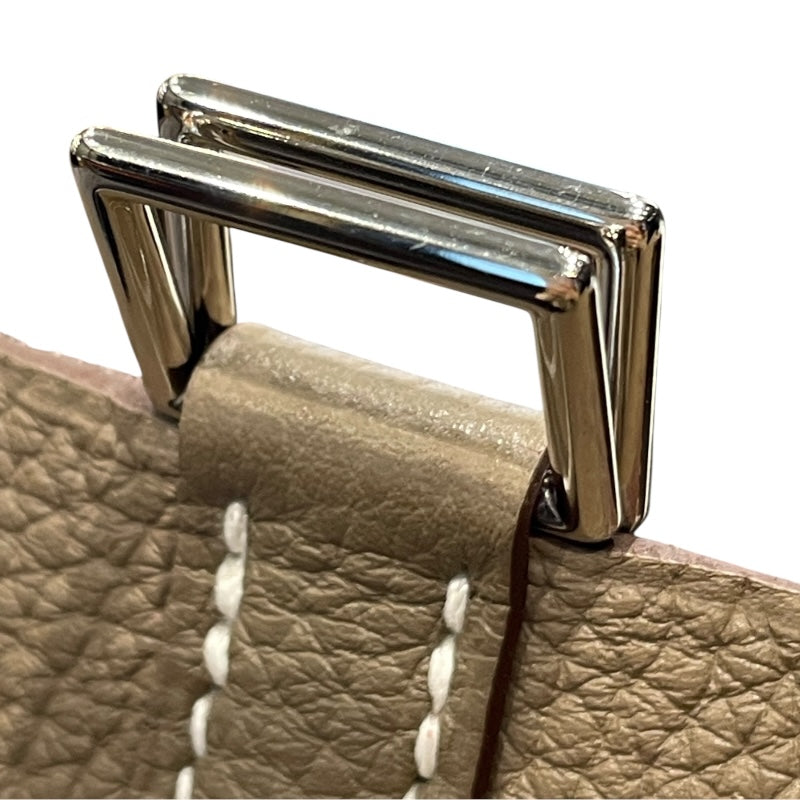 エルメス HERMES ピコタンロックMM Y刻 エトゥープ/SV金具 トリヨン ユニセックス ハンドバッグ