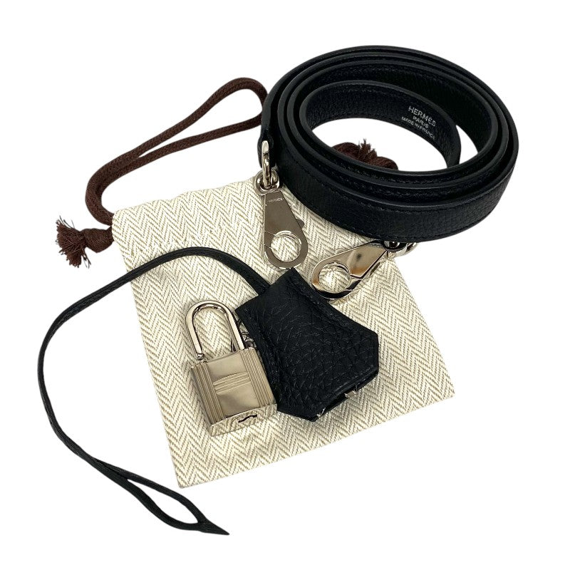 エルメス HERMES ケリー25 内縫い Y刻 ブラック シルバー金具 トゴ レディース ハンドバッグ ショルダーバッグ