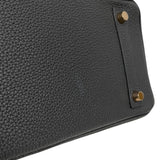 エルメス HERMES バーキン25 Y刻 ブラック トゴ レディース ハンドバッグ