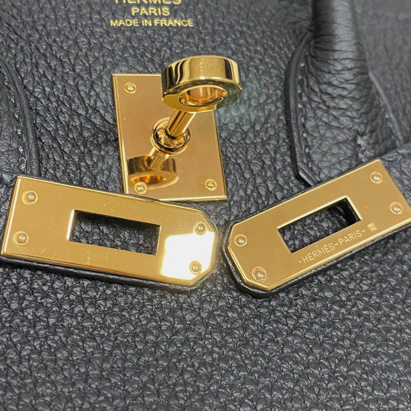 エルメス HERMES バーキン25 Y刻 ブラック トゴ レディース ハンドバッグ