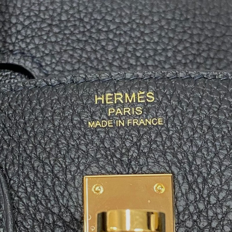 エルメス HERMES バーキン25 Y刻 ブラック トゴ レディース ハンドバッグ