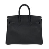 エルメス HERMES バーキン25 Y刻 ブラック トゴ レディース ハンドバッグ