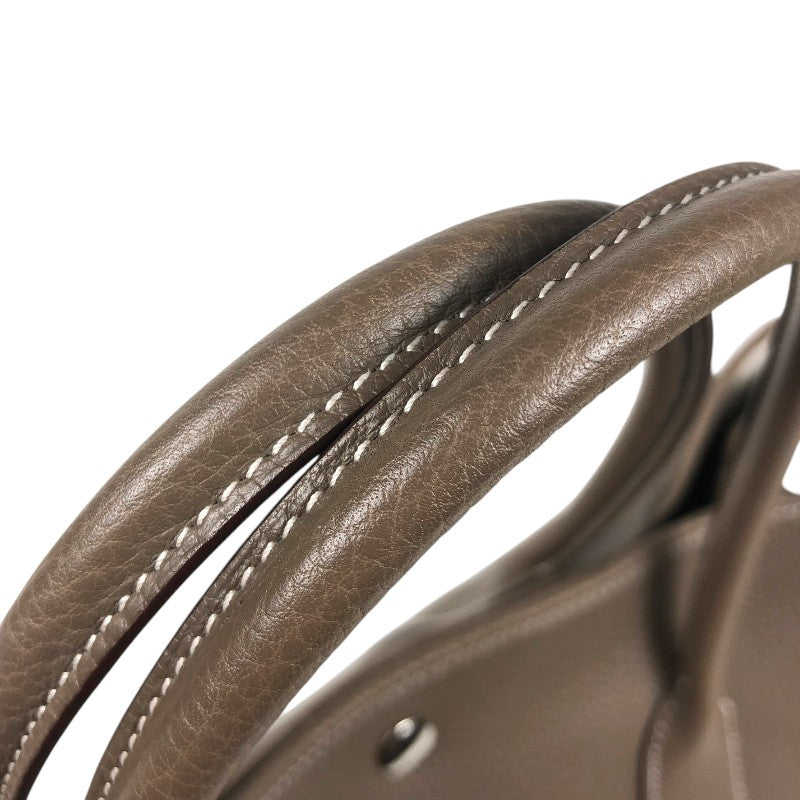 エルメス HERMES ガーデンパーティPM Z刻 エトゥープ シルバー金具 ネゴンダ レディース トートバッグ