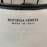 ボッテガ・ヴェネタ BOTTEGA VENETA アルコトートラージ ナチュラル・ブラック キャンバス・レザー メンズ トートバッグ