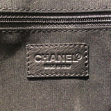 シャネル CHANEL ワイルドステッチハンドバッグ A18121 ブラック/シルバー カーフ レディース ハンドバッグ