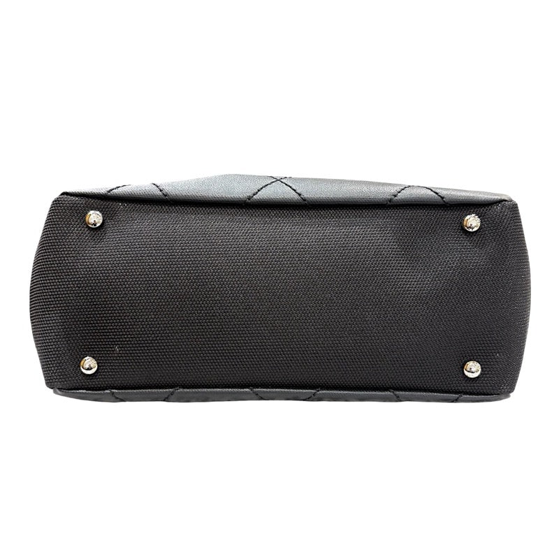シャネル CHANEL パリビアリッツトートPM A34208 ブラック SV金具 コーティングキャンバス レディース トートバッグ
