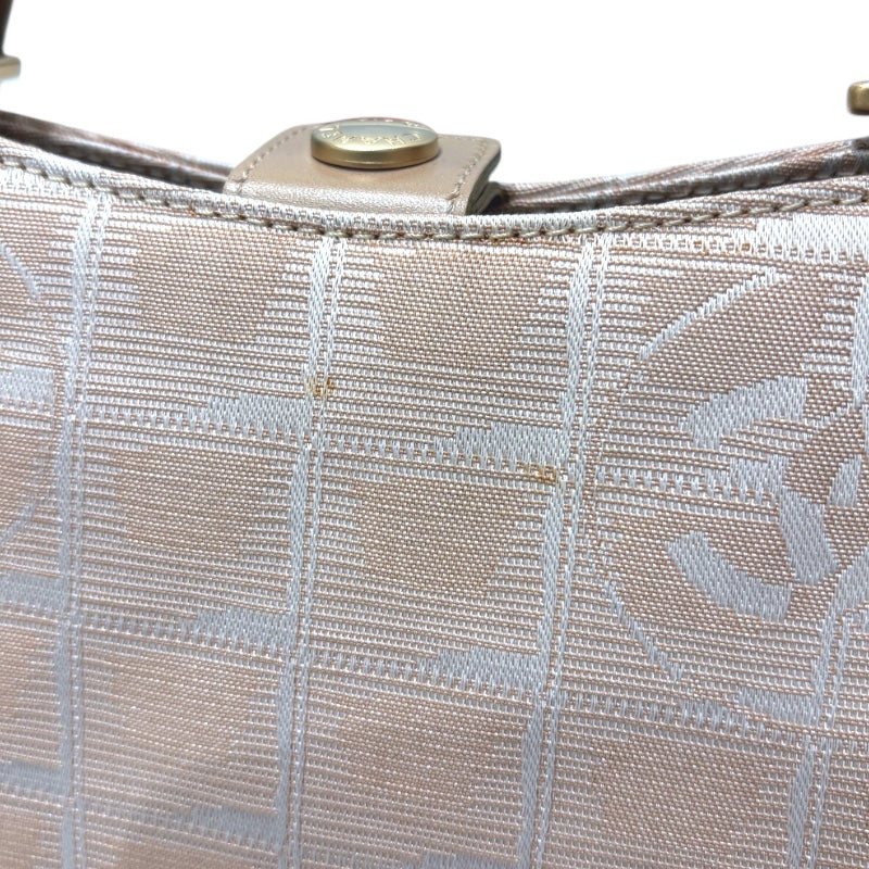シャネル CHANEL ニュートラベルラインハンドバッグ A20518　8番台 ベージュ ナイロン ハンドバッグ