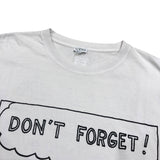 ロエベ LOEWE DONT FORGET プリント半袖Tシャツ H526Y22J29 ホワイト コットン メンズ 半袖Ｔシャツ
