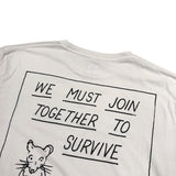ロエベ LOEWE DONT FORGET プリント半袖Tシャツ H526Y22J29 ホワイト コットン メンズ 半袖Ｔシャツ