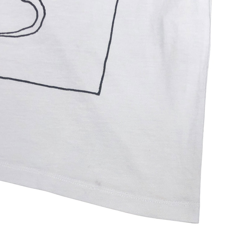ロエベ LOEWE DONT FORGET プリント半袖Tシャツ H526Y22J29 ホワイト コットン メンズ 半袖Ｔシャツ