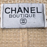 シャネル CHANEL ココマークボタンココマークボタンツイードジャケット ベージュ レディース その他アウター